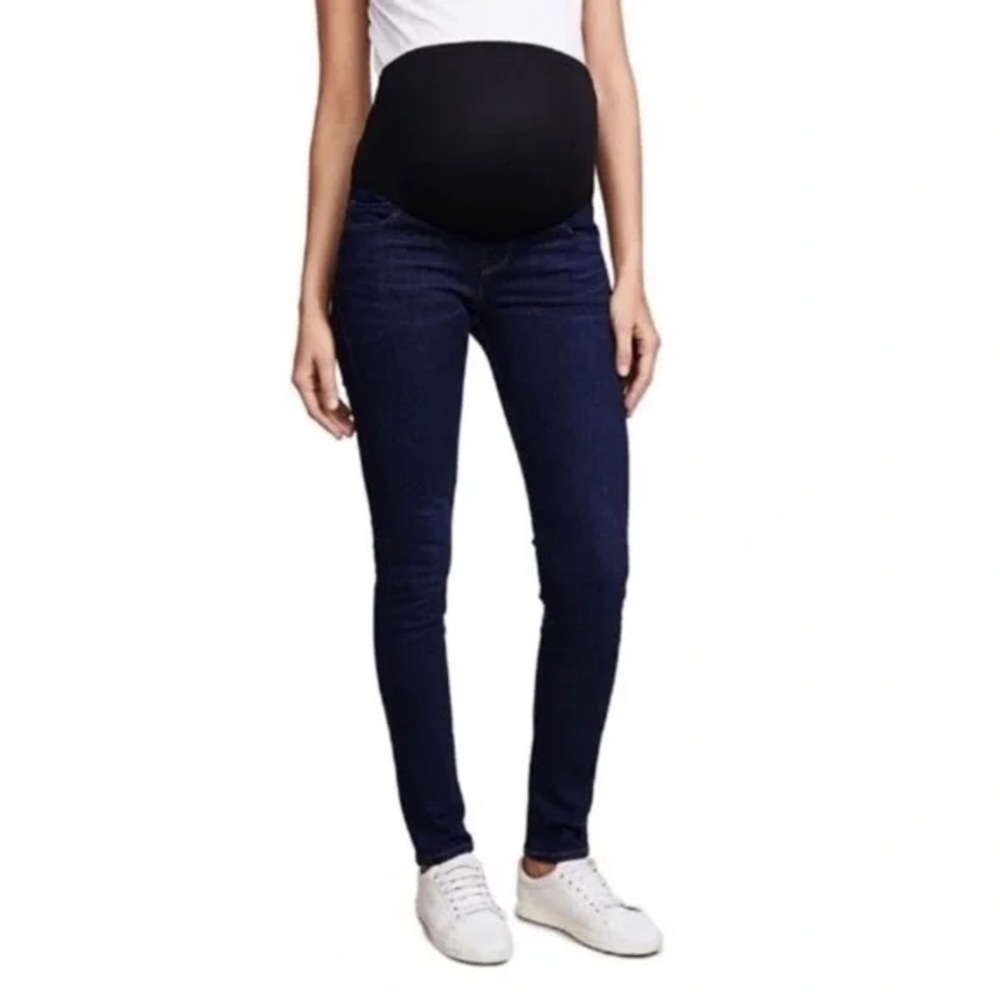 Citizens Of Humanity Skinny Belly Panel Maternity Jeans Blue Size 27‎
